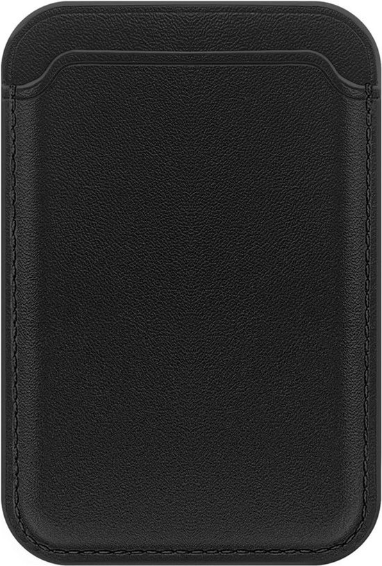 Leren Magneetportemonnee met RFID-bescherming voor iPhone 12/13/14/15/16/17, Sterke Kaarthouder en Draagbare Accessoire in Zwart