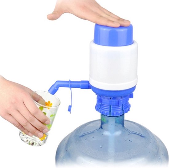 Let op type!! Middellange gebotteld drinkwater Hand druk druk pomp Dispenser Water druk apparaat van Merkloos