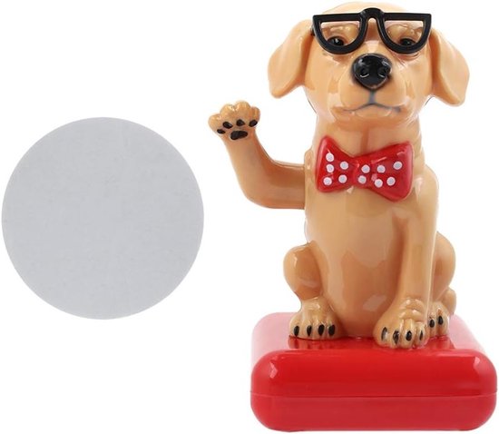 Leuke Zonnige Schommelende Honden Ornament voor Auto, Thuis en Kantoor - Perfecte Decoratie voor Hondenliefhebbers van Merkloos