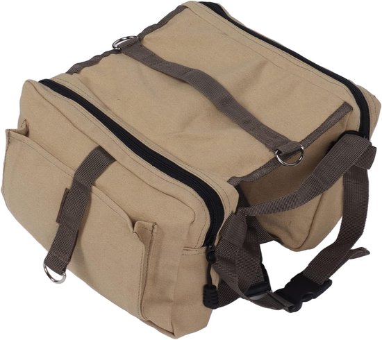 Lichte hondenrugzak voor wandelen, kamperen en reizen - Ideaal voor actieve honden met veel opbergruimte van Merkloos