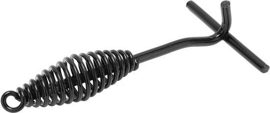 Lid Lifter voor Dutch Oven met Spiraalhandgreep - Ideaal voor Kamperen en Hiking, 19.5 cm Gietijzer Accessoire van Merkloos