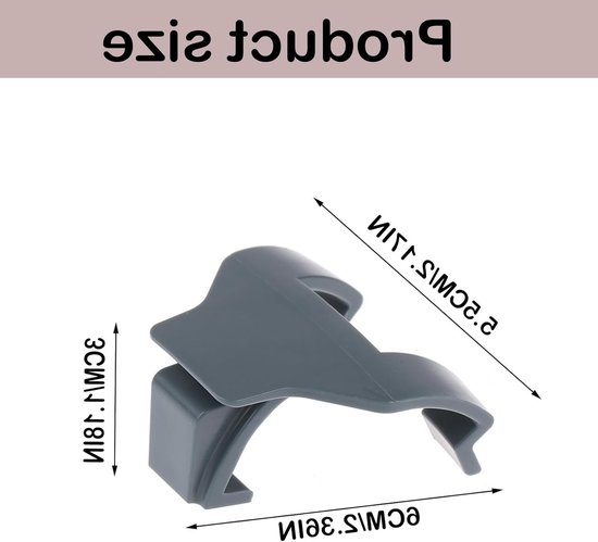 Lidhouder voor Thermomix TM6/TM5 accessoires; stevige houder voor mixer deksels op het handvat van de Thermomix, ideaal voor keukenorganisatie en gebruiksgemak
