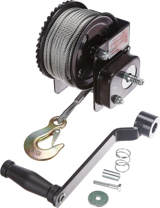 Lier met 20 m touw ø 5 mm max. trekbelasting 720 kg