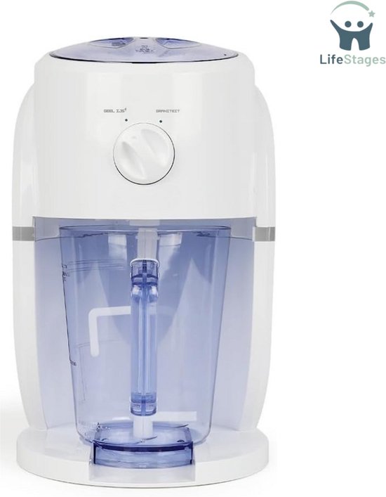 LifeStages - Slush Puppy Maker - 2-in-11 slushieapparaat en crushed ijs - 2 ijsgroottes mogelijk - 250 g/minuut - 25 W van LifeStages