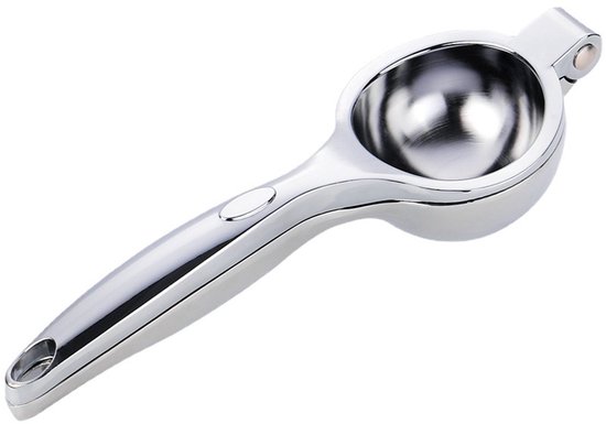 Limoenpers - Handcitruspers - Limoenpers van zinklegering - Citroenpers voor extraheren van sap - Lemon squeezer - Citruspers handmatig - Citruspersen - 22*4.5cm - Zilver