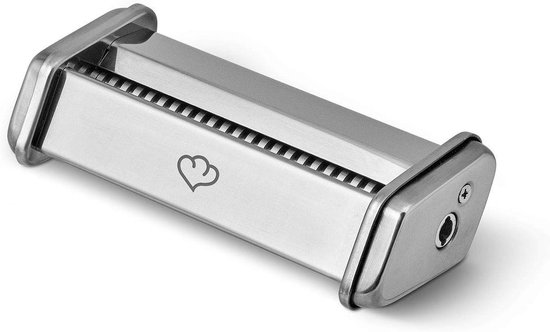 Linguine opzetstuk - Pastaroller Pastamaker - Verse pasta maken - Roestvrij staal - 182 x 5 x 8 cm - Zilver
