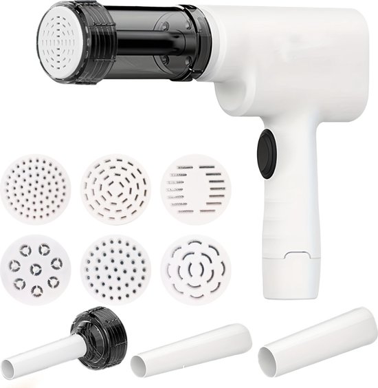 Livano Keukenmachine - Pastamaker - Pastamachine - Spaghetti - Noodles - Extra Opzetstukken van Livano