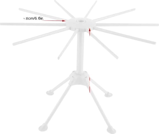 Livano Pasta Droogrek - Pastamachine - Pasta Maken - Pastadroger van Livano