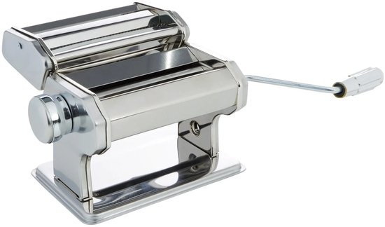 Livarno Home Pastamachine - Bediening Handmatig - Afmetingen: 21 x 20 x 15,5 cm - Met 3 verschillende rollen voor spaghetti, fettuccine en lasagne van Merkloos