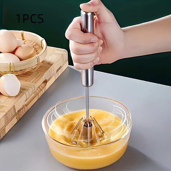 Livé® Handmixer – RVS Handklopper Draadloos Keukengerei van Merkloos