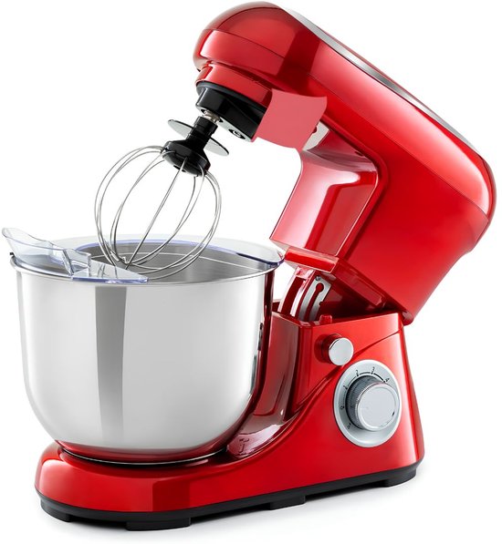 LNMsolutions® Keukenrobot - Keukenmachine - Keukenmixer - Rood - 33cm x 23cm x 38cm