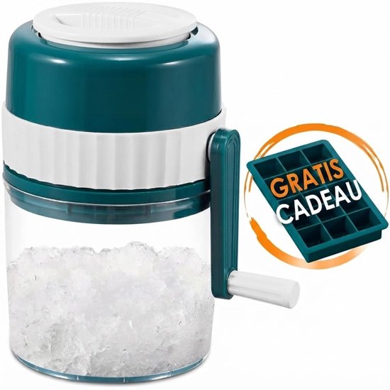 LNMsolutions® Slush Machine - Slush Puppy Maker - Slushy Maker - Wit/Blauw - 12cm x 12cm x 21cm van Lnmsolutions