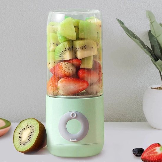 Loft Home Mini Draagbare Blender - 500ML - Juicer - USB Oplaadbaar - Blender voor Onderweg - Mini - Groen van Loft Home