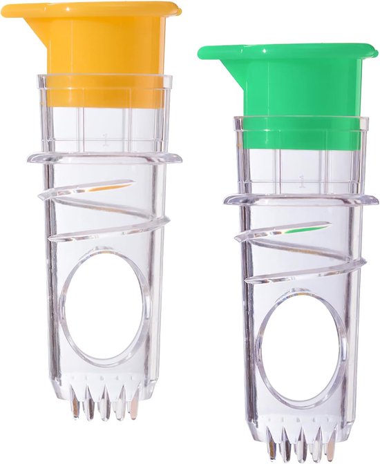 longziming -Mini handmatige sapcentrifuge – 2 stuks – Multifunctioneel voor citroenen, sinaasappels – Compact en veilig voor kinderen van Merkloos