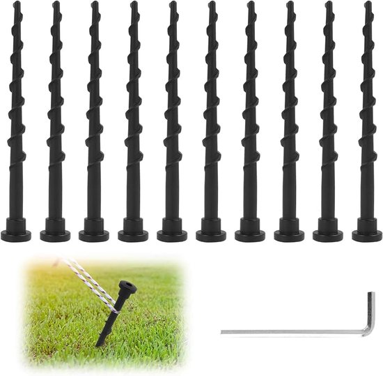 Lot De 10 Vis De Station De Charge Avec 1 Clé Pour Fixation Robuste Compatible Avec Husqvarna Automower 105 305 308 Vis Husqvarna Longueur 14 Cm Pour Installation Station Robot Tondeuse