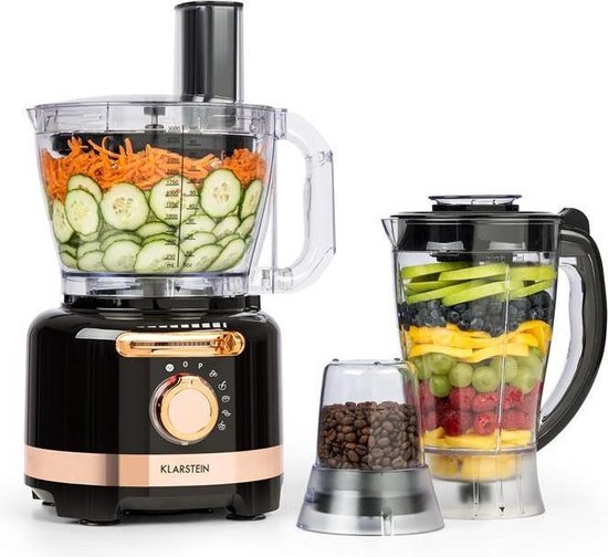 Luca multifunctionele mixer 1000 W 3 traploze snelheid 6 modi van Merkloos