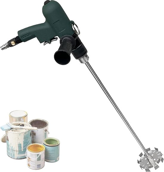 Lucht Roerder Blender - Verf Mixer - Materiaal Mengen - Vonkvrij Ontwerp - 60 cm Staaf - Grijs