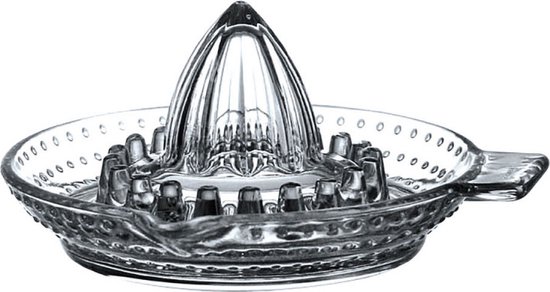 Luminarc Citruspers Handmatig - Glas - Citroenpers – Limoenpers – Fruitpers - Hand Juicer – Handpers - Ø13cm - van Merkloos