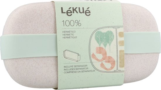 Lunchbox om biologische voedselcontainer te gaan 2 eenheden | Lékué van $