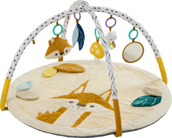 LUVION® Babygym Forest - Met baby speelmat - Baby gym met sensorisch speelgoed van Merkloos