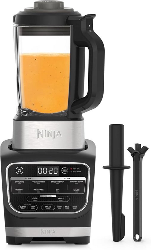 Luxe 4 in 1 Soepmaker – Blender – Slowjuicer – Sapcentrifuge Groenten en Fruit – 10 Programma’s – Warm & Koud Bereiden – 10 Programma’s van Nuvance