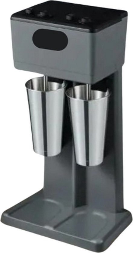 Luxe Milkshake Machine – Blender – Sapcentrifuge – Slowjuicer – Milkshaker – Voor Horeca of Thuis – Dubbele Beker – RVS – 750W van Emerio