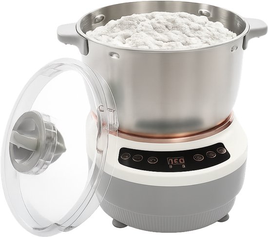 M-Goods Deegmachine 7L - Elektrische Kneedmachine - Deeg Kneden en Rijzen - Instelbare Kneedtijd - 250W Krachtige Motor