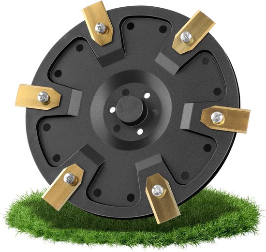 maaischijf, compatibel met de Segway Navimow robotmaaiers i105E, i108E, i110N, i205 AWD en i208 AWD, inclusief 6 messen en schroeven, van glasvezelversterkte kunststof