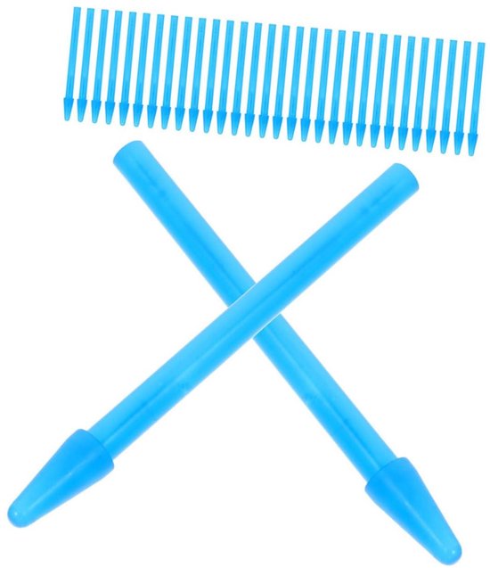 Maalstaafjes - Experimenteel Hulpmiddel - Weefsel Homogeniseren - Ergonomisch Ontwerp - 7.5 cm - Hemelsblauw