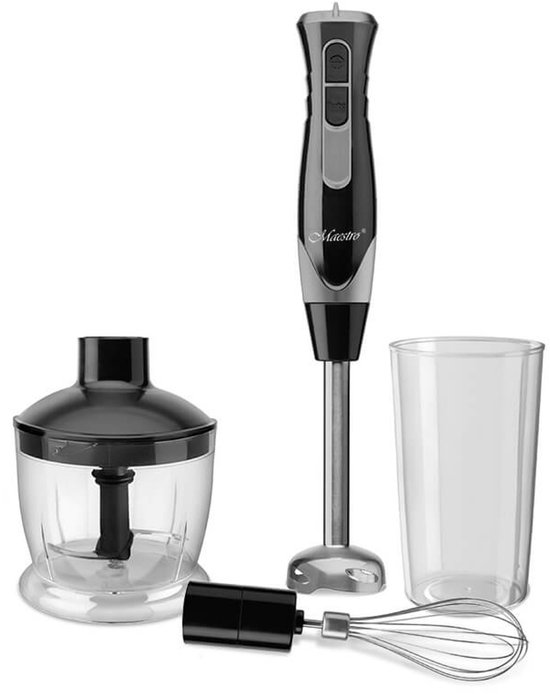 Maestro - Blender - Staafmixer - 500W met Turbo-functie en 900ml beker - MR-566 van Merkloos