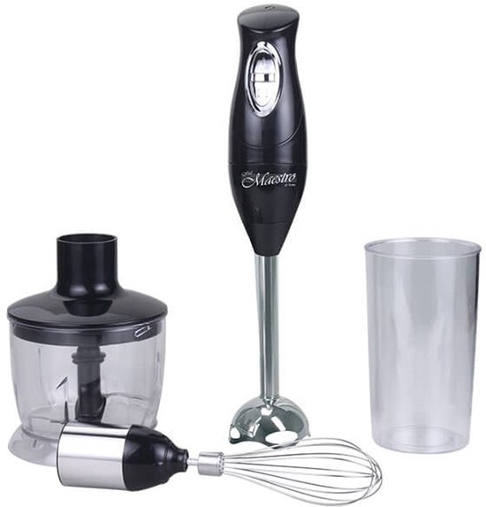Maestro Handblender - Set - 300W - 2 snelheden - RVS messen van Merkloos