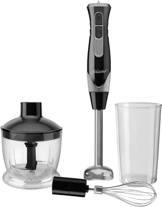 Maestro MR 566 - Staafmixer - Blender - complete set van Merkloos
