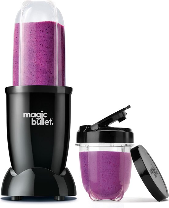Magic Bullet Original - Incl. To Go Bekers & Digitaal Receptenboek - Blender - Glossy Zwart van Magic Bullet