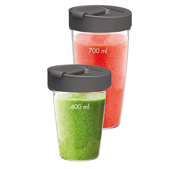 Magimix - BlendCups - 400 & 700 ml - 2 deksels - Geschikt voor alle Magimix blenders van Magimix
