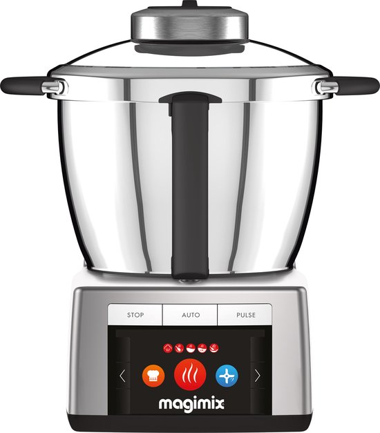 Magimix Cook Expert Inductie Foodprocessor - Cookprocessor met 12 Programma’s - Mat Chroom van Magimix
