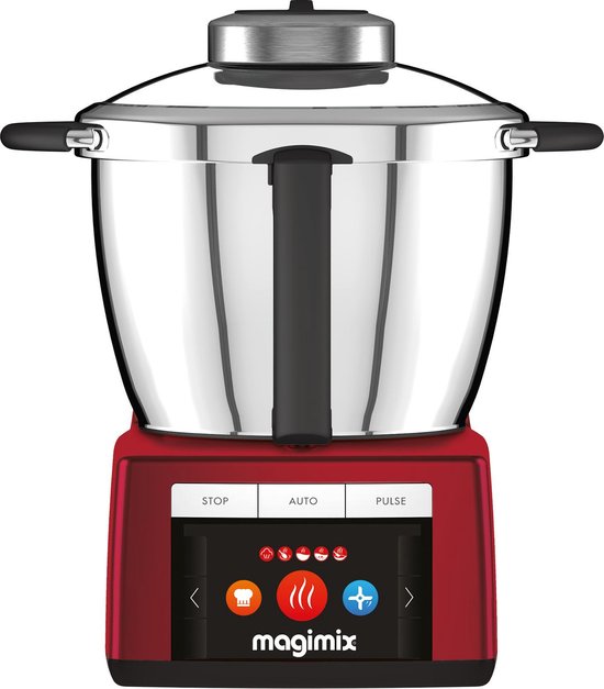 Magimix Cook Expert Inductie Foodprocessor - Cookprocessor met 12 Programma’s - Rood van Magimix