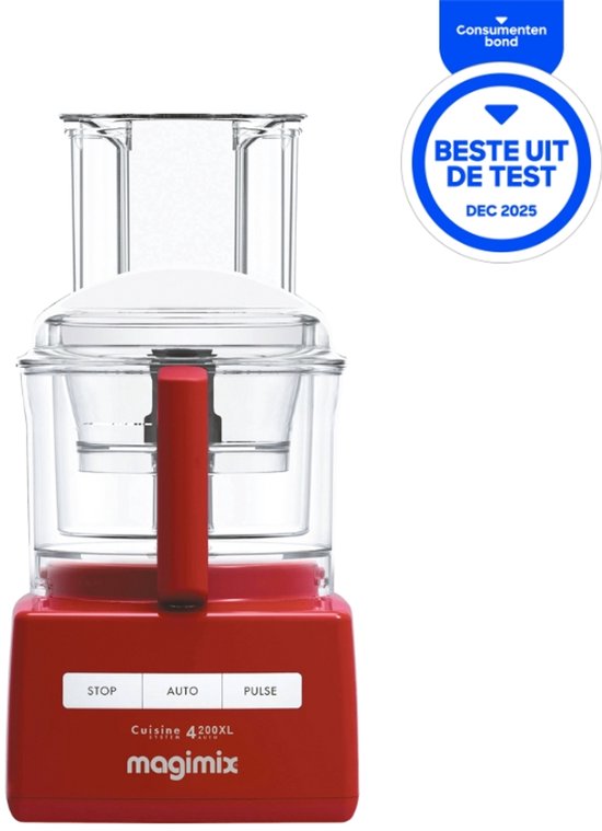 Magimix CS 4200 XL - Foodprocessor - Keukenmachine - Rood van Merkloos