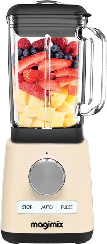 Magimix Power Blender - Smoothie Maker 1,8 Liter - Ice Crusher - Créme van Magimix