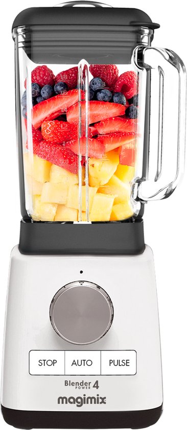 Magimix Power Blender - Smoothie Maker 1,8 Liter - Ice Crusher - Wit van Magimix