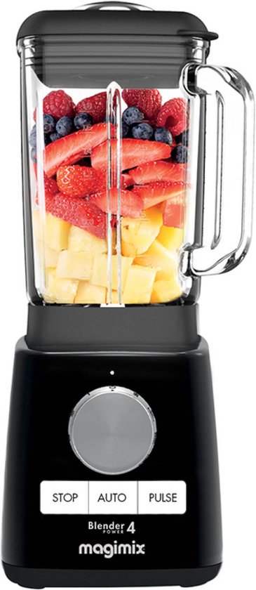 Magimix Power Blender - Smoothie Maker 1,8 Liter - Ice Crusher - Zwart van Magimix