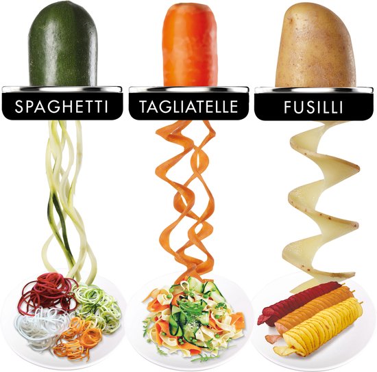 Magimix - Spiral Expert Spiraalsnijder - Spaghetti - Tagliatelle - Fusilli - Foodprocessor accessoire van Magimix