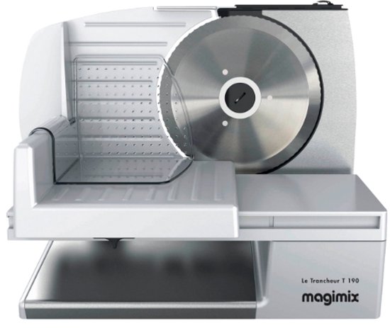 Magimix - T190 Snijmachine - Zilver - Snijblad 19 cm - Gekarteld
