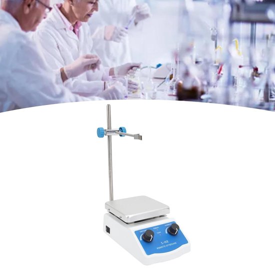 Magneetroerder Hot Plate Mixer 2000 Ml Roercapaciteit - Laboratoriumroerders Kookplaat - 180 W Maximaal 662 ℉ 350 ℃ - 100‑1600 RPM Traploos Instelbaar - EU-stekker 220V - Laboratorium Gebruik. . van Merkloos