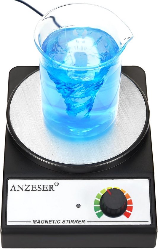 Magneetroerder met Magnetische Roerstaafjes tot 3000 tpm, Ideaal voor Laboratorium en Brouwen (3000 ml)