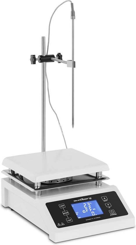 Magneetroerder - met verwarmingsplaat - 5 L - 2.000 tpm - Steinberg Systems van Merkloos