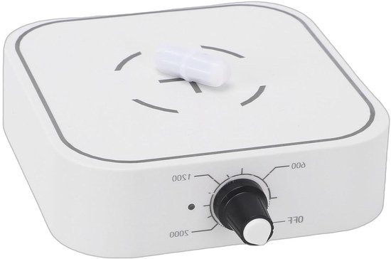 Magneetroerder - Roerplaatmixer Elektrische roerder - Vloeistoffen mengen - Stille werking - 13 x 13 x 4 cm - Wit