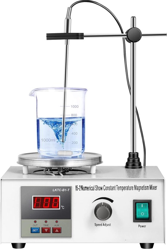 Magnetische Agitador - Magneetroerder met Verwarmingsplaat - Efficiënte Roering van Labozon