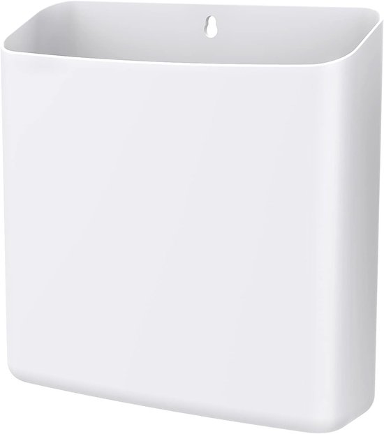 Magnetische Fluff Bin voor de Wasruimte, Badkamer en Wasmachine - Wandmontage Opslagcontainer voor Wasmiddel Pods, Drogerballen en Afvalbeheer