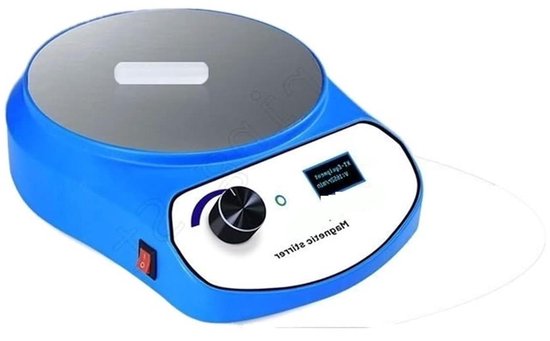 Magnetische Roerder - Lab Mixer - Vloeistoffen Mengen - 304 RVS Werkplaat - 5000ml Capaciteit - Zilver
