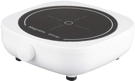 Magnetische roerder - Magneetroerder mixer - Laboratorium experimenten - Traploze snelheidsregeling - 2L 4000 RPM - Wit